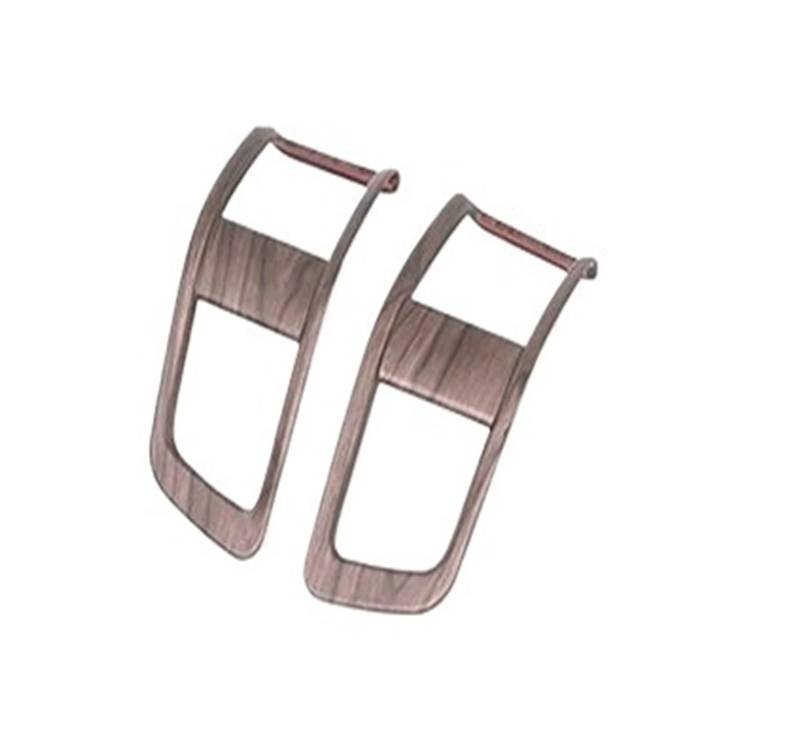 Panel Dekorabdeckung LHD Für Toyota BZ4X EA10 2022 2023 Innen Pfirsich Holz Tür Armlehne Fensterheber Schalter Abdeckung Getriebe Shift Air Vent Abdeckung Borte Abdeckung Trim(Side AC Outlet Cover) von Kdbcet