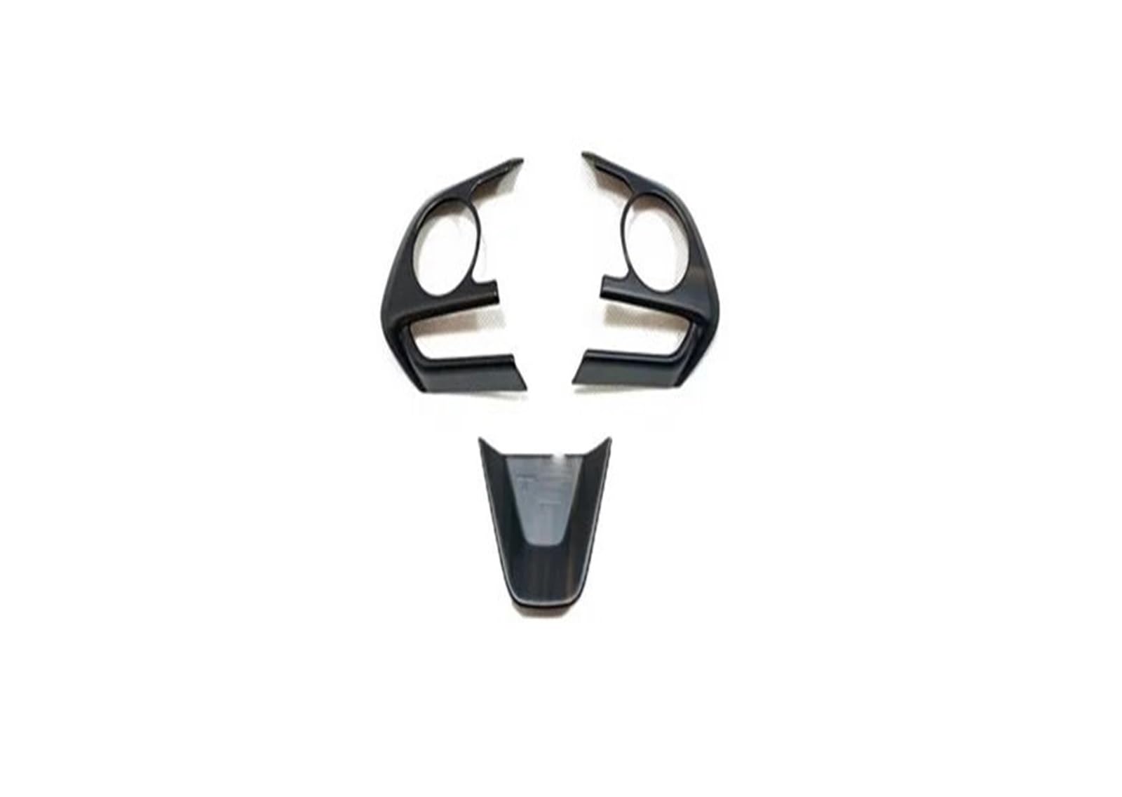 Panel Dekorabdeckung RHD LHD Für Toyota Für RAV4 Für RAV 4 2019-2023 Holz Zubehör Tür Schüssel Fenster Schalter Dashboard Air Vent Getriebe Abdeckung Abdeckung Trim(Steering Wheel) von Kdbcet