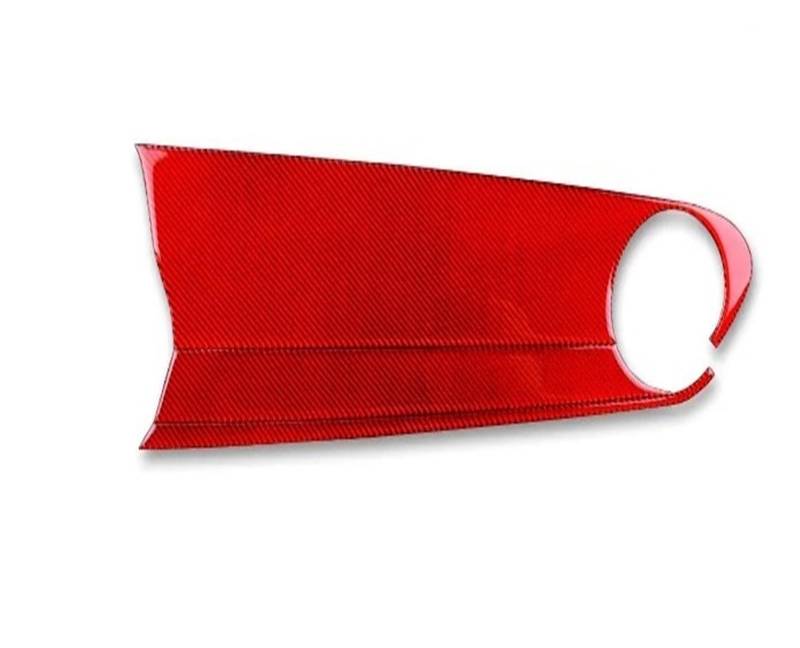 Panel Dekorabdeckung Real Carbon Fiber Für Chevrolet Für Camaro 2016 2017 2018 2019 2020 2021 2022 2023 Auto Innen Trim Rot Schwarz Zubehör Aufkleber Abdeckung Trim(Co-Pilot Red) von Kdbcet
