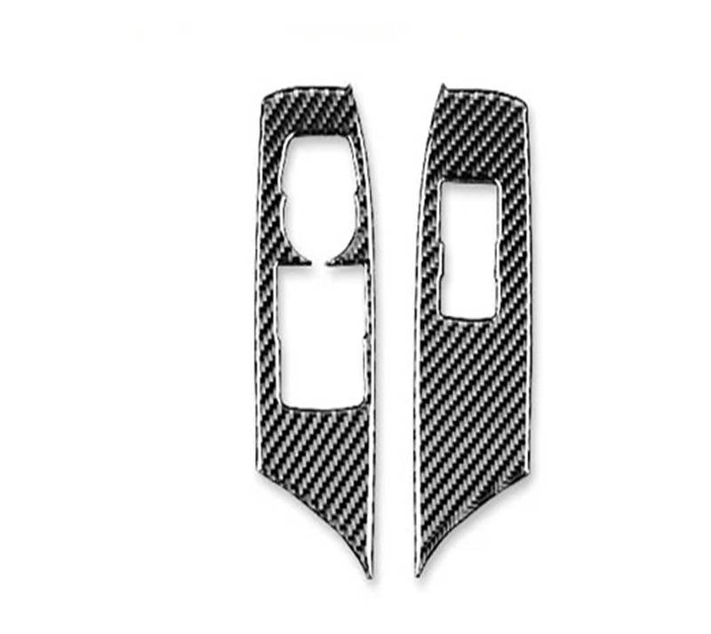Panel Dekorabdeckung Real Carbon Fiber Für Chevrolet Für Camaro 2016 2017 2018 2019 2020 2021 2022 2023 Auto Innen Trim Rot Schwarz Zubehör Aufkleber Abdeckung Trim(Left Hand Drive BK) von Kdbcet