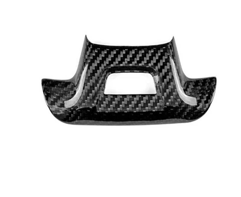 Panel Dekorabdeckung Real Carbon Fiber Für Chevrolet Für Camaro 2016 2017 2018 2019 2020 2021 2022 2023 Auto Innen Trim Rot Schwarz Zubehör Aufkleber Abdeckung Trim(Steering Bottom BK) von Kdbcet