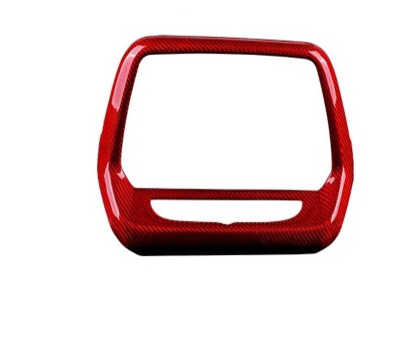Panel Dekorabdeckung Real Carbon Fiber Für Chevrolet Für Camaro 2016 2017 2018 2019 2020 2021 2022 2023 Auto Innen Trim Rot Schwarz Zubehör Aufkleber Abdeckung Trim(Type 2 Red) von Kdbcet