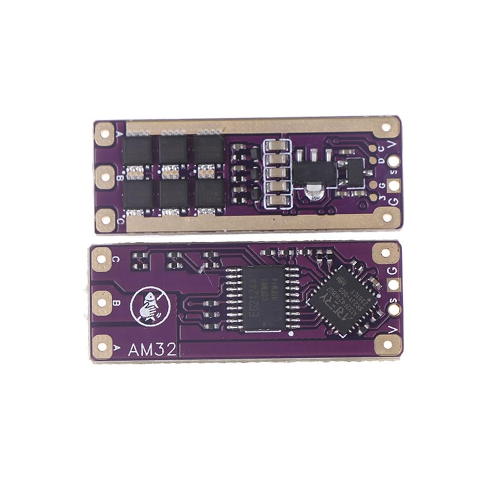 Kdouehg 2 Stück 2-4S AM32 ESC-Platine 2 Stück AM32 ESC-Bürstenplatine 40A Hochleistungs-Drehzahlregler Unterstützung PWM-Signal für Modellflugzeugmotor Kdouehg 2 Stück 2-4S AM32 ESC-Platine 2 Stück AM32 ESC-Bürstenplatine 40A Hochleistungs-Drehzahlregler Unterstützung PWM-Signal für Modellflugzeugmotor von Kdouehg
