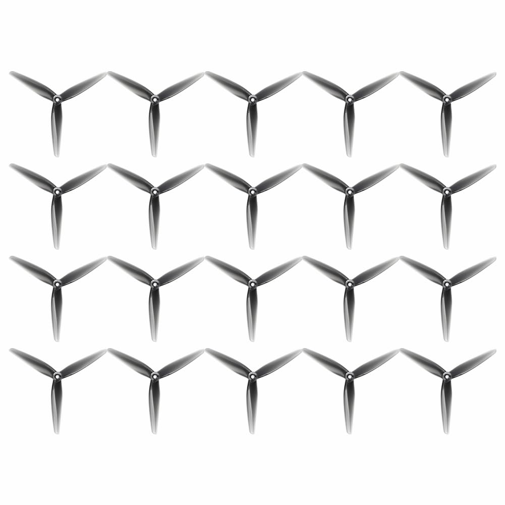 Kdouehg 20PCS 6025 6X2.5X3 6 3-Blatt PC-Propeller 2.5mm Drohnenpropeller für Nazgul Evoque F6 Kdouehg 20PCS 6025 6X2.5X3 6 3-Blatt PC-Propeller 2.5mm Drohnenpropeller für Nazgul Evoque F6 von Kdouehg