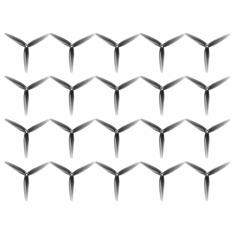Kdouehg 20PCS 6025 6X2.5X3 6 3-Blatt PC-Propeller 2.5mm Drohnenpropeller für Nazgul Evoque F6 von Kdouehg