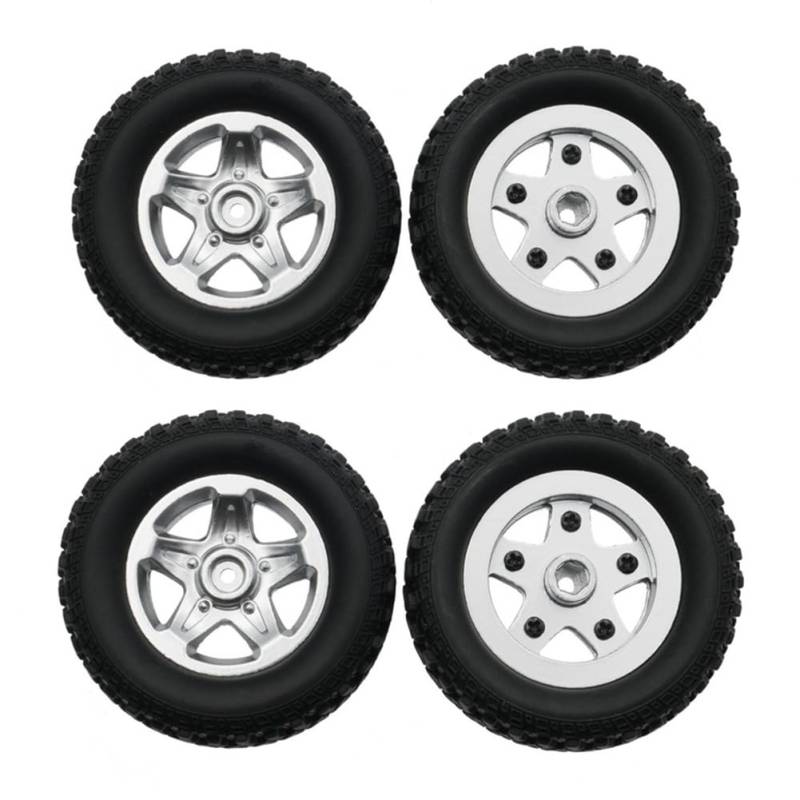 Kdouehg 4 Stück Crawler-Reifen, Upgrade-Crawler-Rad für MN82 82S LC79, Ferngesteuertes Auto, Modifiziertes Ferngesteuertes Auto, Upgrade-Zubehör von Kdouehg