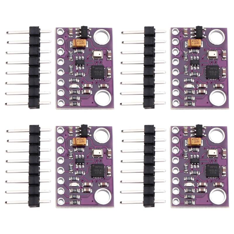 Kdouehg 4 Stück MPU-9250 MPU9250 BMP280 SPI IIC 10DOF SPI IIC Beschleunigung Gyroskop 9-Achsen Sensorplatine von Kdouehg