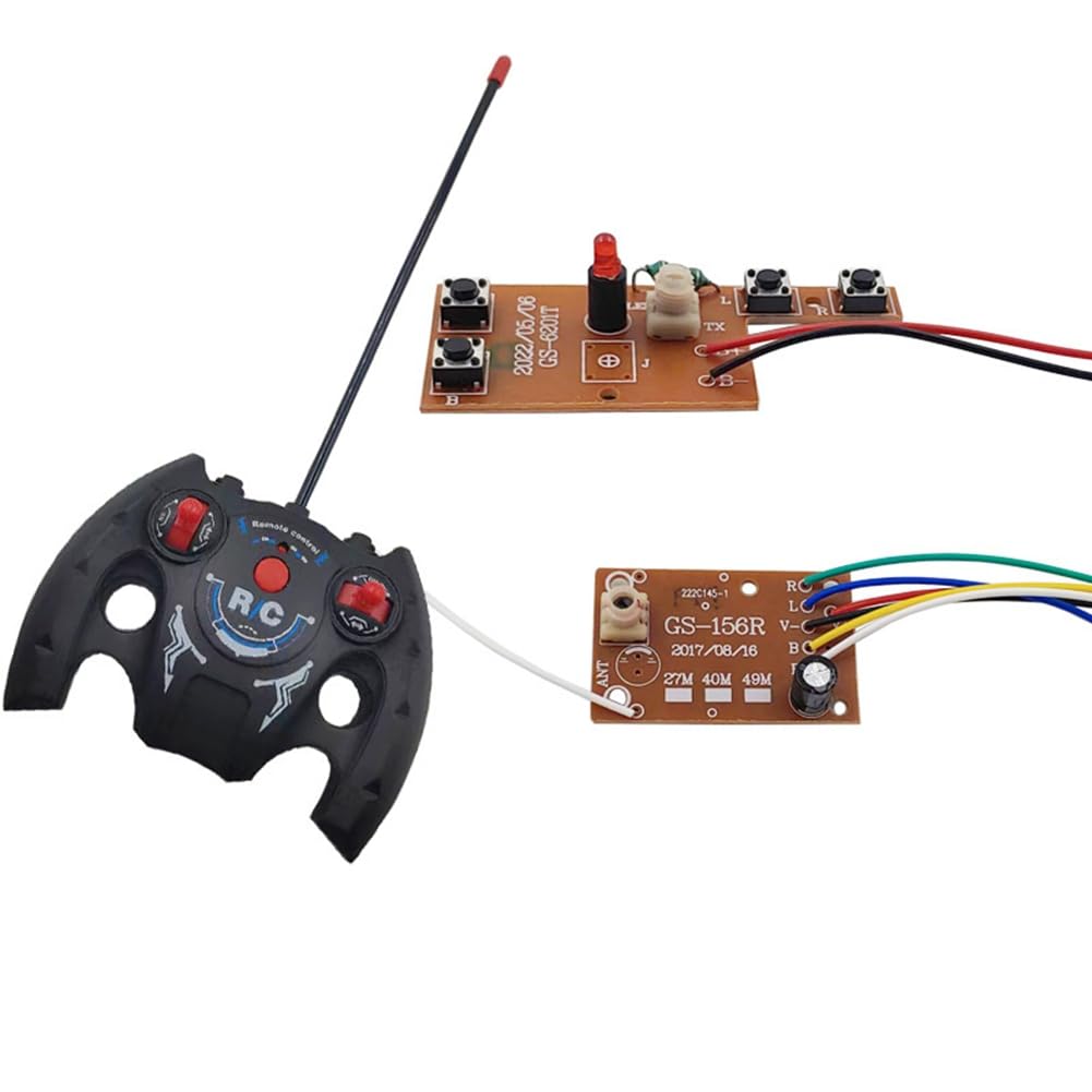 Kdouehg 857 4CH Remote Control Car PCB Sender- und Empfängerplatine mit 27MHz Schaltung und Antennensystem Zubehör Kdouehg 857 4CH Remote Control Car PCB Sender- und Empfängerplatine mit 27MHz Schaltung und Antennensystem Zubehör von Kdouehg