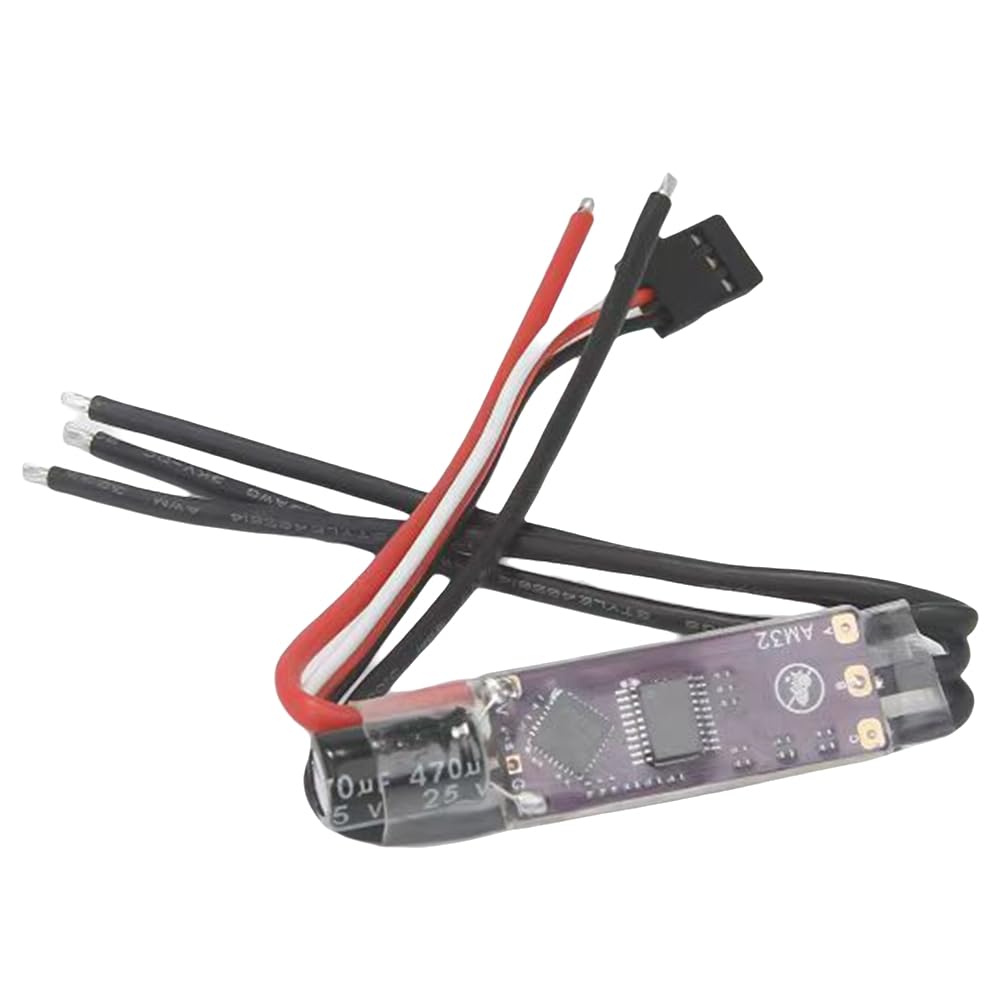 Kdouehg AM32 32-Bit ESC 2-4S Verbesserte Version 40A Geschwindigkeitsregler mit 5V2A BEC- für Bürstenlose RC-Crawler-Drohnen Kdouehg AM32 32-Bit ESC 2-4S Verbesserte Version 40A Geschwindigkeitsregler mit 5V2A BEC- für Bürstenlose RC-Crawler-Drohnen von Kdouehg