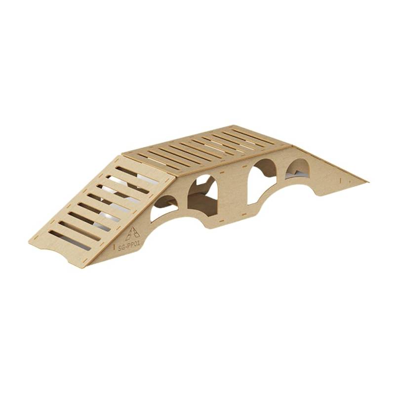 Kdouehg Holzsimulation Offroad-Hindernisse für 1/16 1/18 1/24 RC Crawler Modellauto Erwachsene Kinderspielzeug Requisite -PP01 von Kdouehg