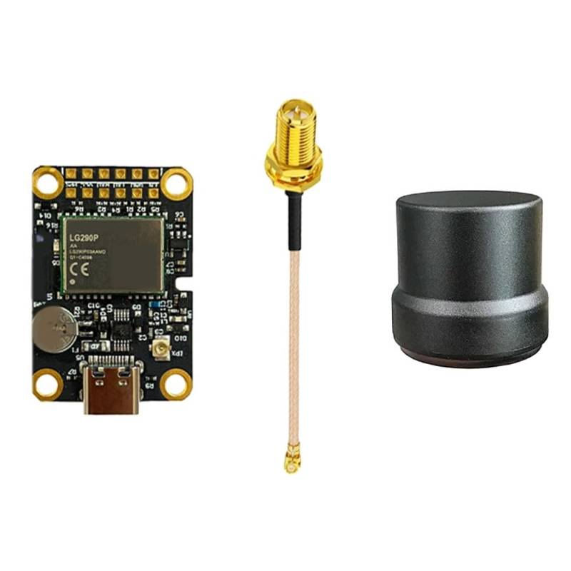 Kdouehg LG290P EM-290PAA RTK GNSS CmLevel Typ-C Unterstützung GPSL1 L2 L5 Glonass BDS NAVIC Flugsteuerung EM-901A Antenne von Kdouehg