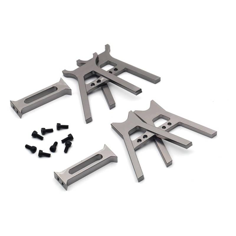 Kdouehg Mini-RC-Wagenheber-Ständer-Kit Aus Aluminiumlegierung für 1/18 1/24 RC Crawler SCX24 AX24 TRX4M FCX24 von Kdouehg