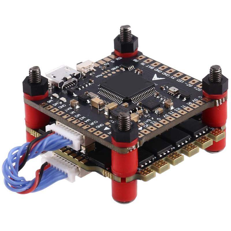 Kdouehg UAV-Flugsteuerung F4 V3s Plus Flying Tower, F4 V3s Plus Flugsteuerungs-Turmeinheit 60A Elektrisches Multifunktions-Flugsteuerungskit, Multifunktions-Flugsteuerungs-Kit, Flugsteuerungs-Set von Kdouehg