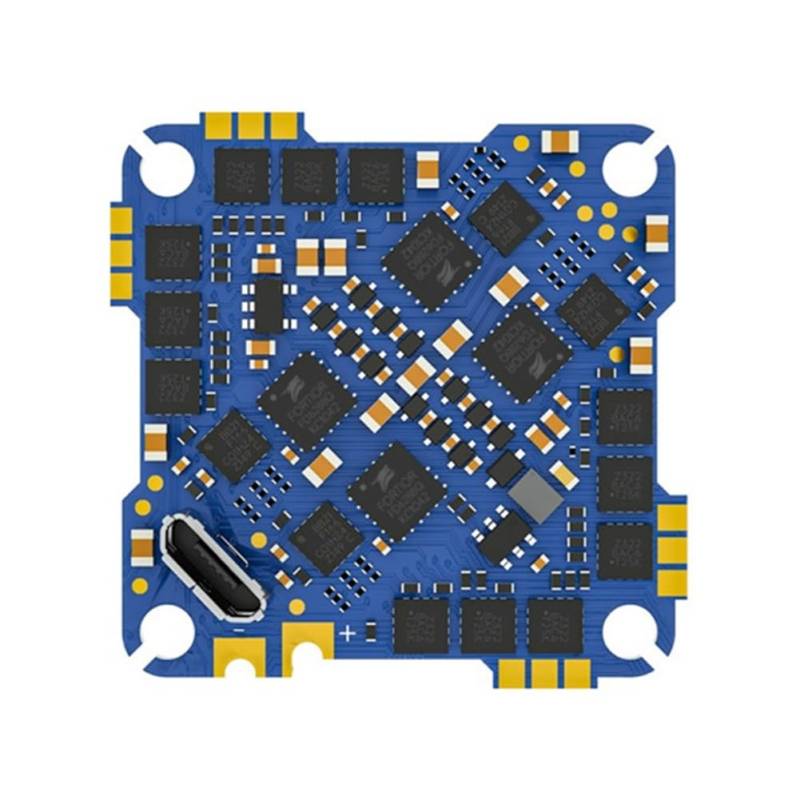 Kdouehg Whoop F411 F4 20A AIO Flugsteuerung mit Integriertem BMI270 Gyroskop 2-4S 25,5x25,5mm für RC-Drohne FPV-Rennen von Kdouehg