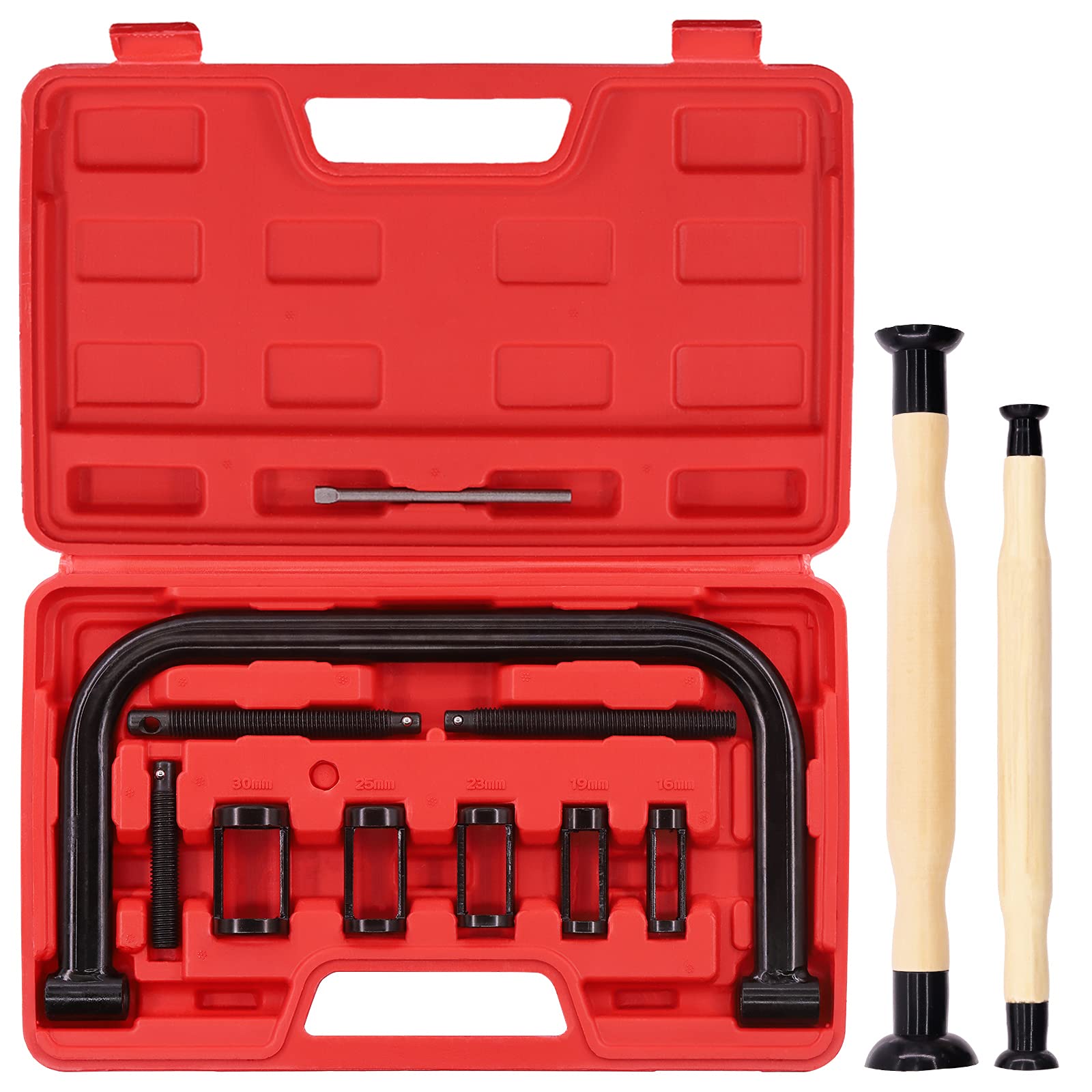 Keadic 12 Pcs Auto Valve Spring Compressor C Clamp Tool Service Kit and Valve Grinding Lapping Stick Tool Set for Car, Motorcycle,Small Engine Vehicle Equipment Keadic 12 Pcs Auto Valve Spring Compressor C Clamp Tool Service Kit and Valve Grinding Lapping Stick Tool Set for Car, Motorcycle,Small Engine Vehicle Equipment von Keadic