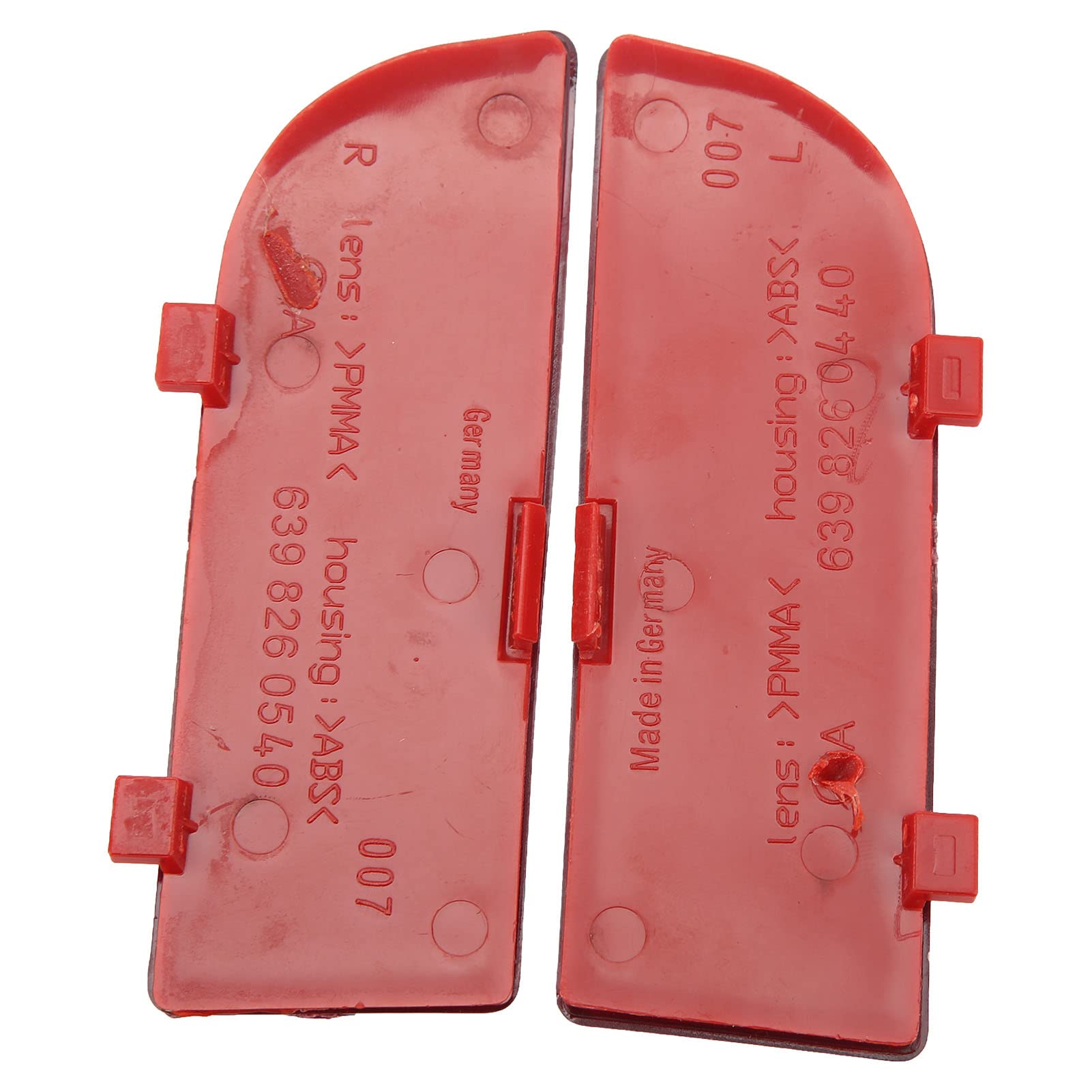 Keenso 1 Paar Hintere Stoßstange Reflektor 6398260440 Links Rechts Rot Hecklicht Reflektor Ersatz für Vito W639 2003 Bis 2015 Keenso 1 Paar Hintere Stoßstange Reflektor 6398260440 Links Rechts Rot Hecklicht Reflektor Ersatz für Vito W639 2003 Bis 2015 von Keenso