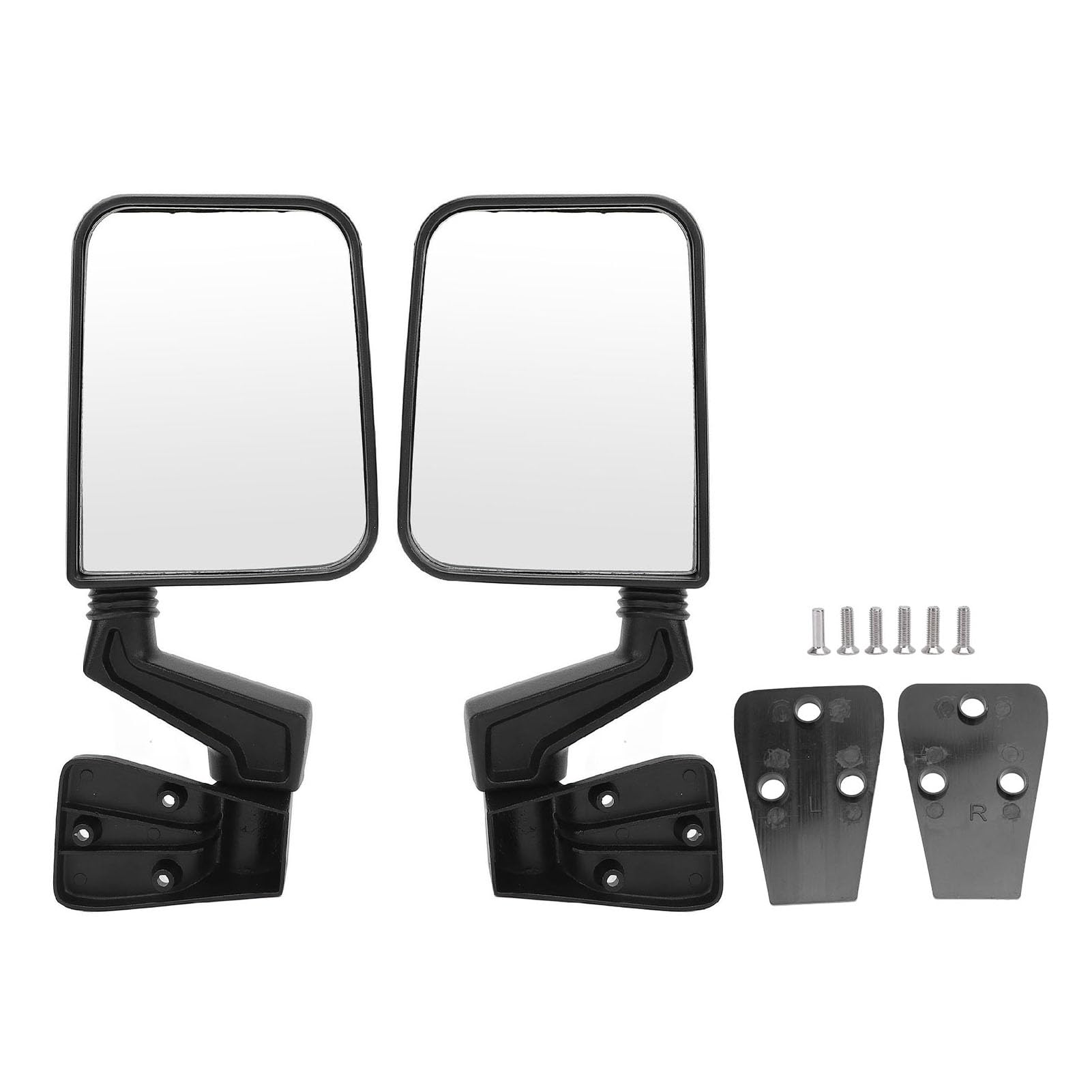 1 Paar Manuelles Türspiegel Kratzfestes Anti-Wärme-Fade-Proof, 360-Grad-Rotation, Anwendbar für TJ Manual Mirror 1997-2002, Bestehend aus Hochfestem Material 1 Paar Manuelles Türspiegel Kratzfestes Anti-Wärme-Fade-Proof, 360-Grad-Rotation, Anwendbar für TJ Manual Mirror 1997-2002, Bestehend aus Hochfestem Material von Keenso