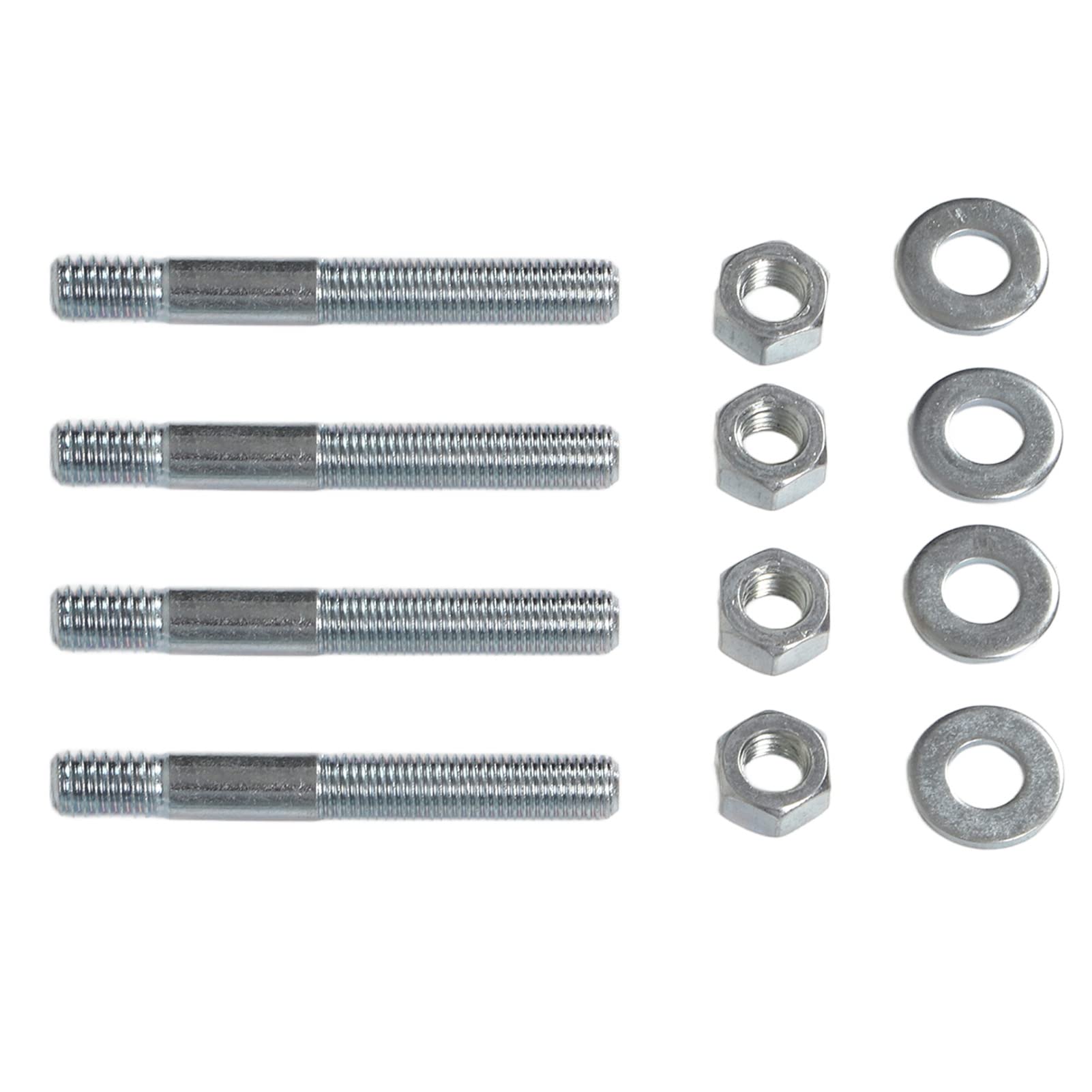 2-1/2-Zoll-Vergaser-Montagekit, Metall-Vergaserbolzen-Set mit Distanzstück für Ansaugkrümmer mit 5/16-Zoll-Gewinde Auto- Und Motorradteile 2-1/2-Zoll-Vergaser-Montagekit, Metall-Vergaserbolzen-Set mit Distanzstück für Ansaugkrümmer mit 5/16-Zoll-Gewinde Auto- Und Motorradteile von Keenso