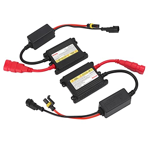 2-teiliges Xenon-HID-Vorschaltgerät, 12 V, 55 W, Universelles Digitales Gleichstrom-Vorschaltgerät, Ersatz-Umrüstsatz für H1, H3, H4, 9003, H13 Bixenon, 9004 Bixenon, 9007 Bixenon von Keenso