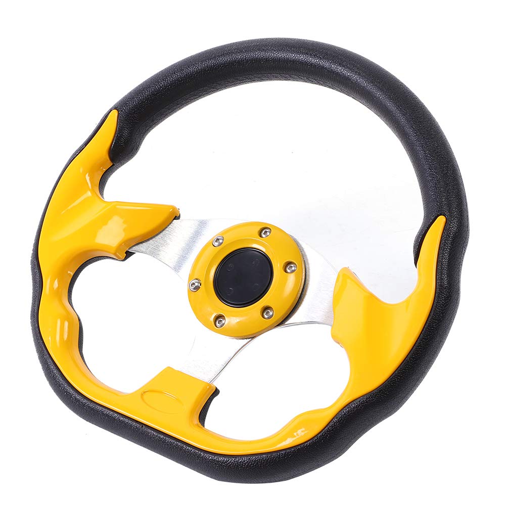 320 Mm/12,5 Zoll Auto Sportlenkrad, Driften Lenkrad mit Hornknopf Aluminium PVC Universal Accessoire 320 Mm/12,5 Zoll Auto Sportlenkrad, Driften Lenkrad mit Hornknopf Aluminium PVC Universal Accessoire von Keenso