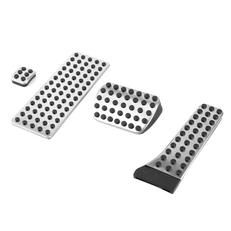4 PCs Autorbremskupplung Pedalabdeckung, Anti-Skid-Beschleuniger Pedal-Drosselfuß-Rastpad für C e S W GLK CLS SLK AMG 10-19 von Keenso