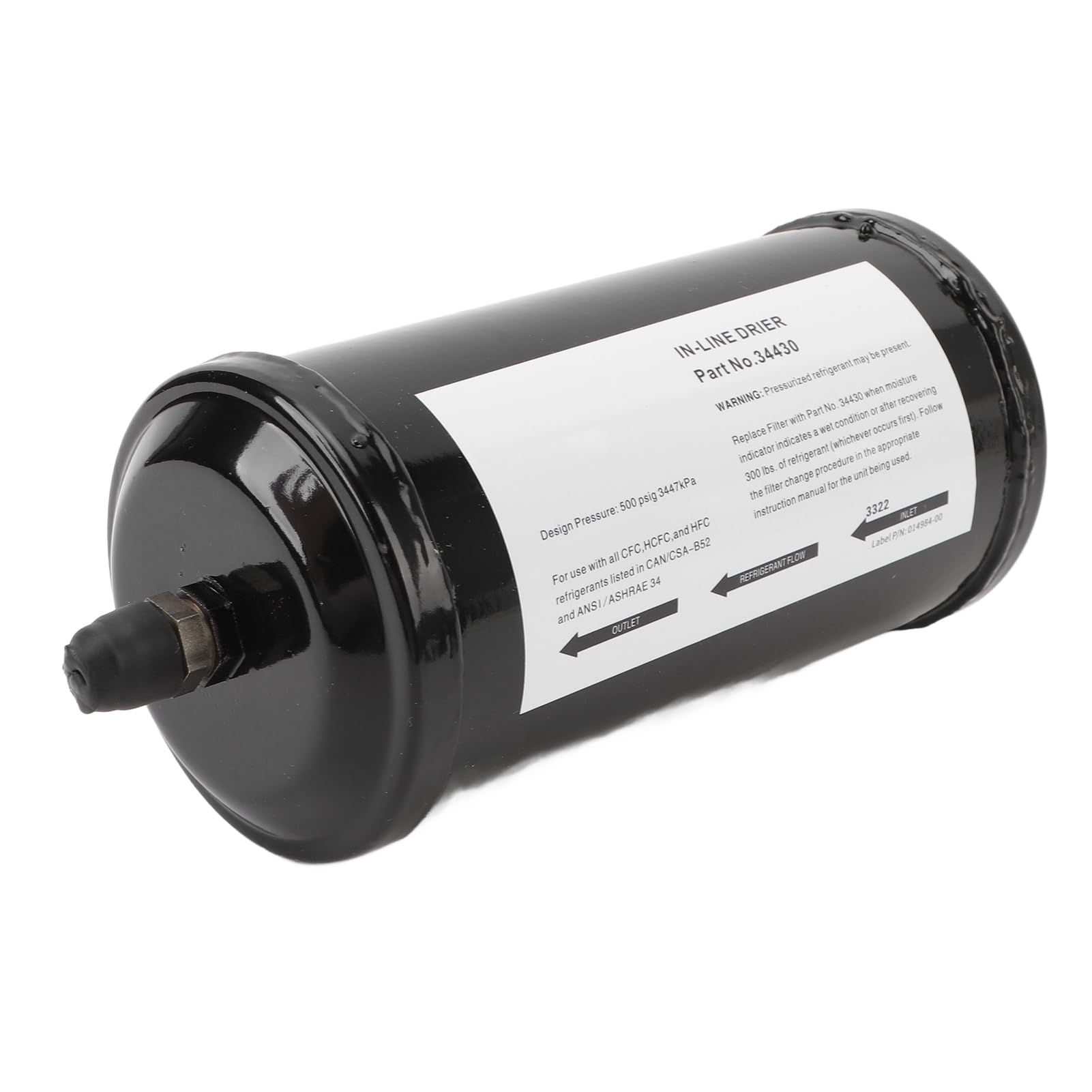 AC-Kältemittelfiltertrockner, AC-Recycling-Filtertrockner 34430 Schnellwechsel-Kältemittelfilter-Ersatz für Robinair 17700A 34450 34700 AC375 AC375A AC375C 34134Z AC-Kältemittelfiltertrockner, AC-Recycling-Filtertrockner 34430 Schnellwechsel-Kältemittelfilter-Ersatz für Robinair 17700A 34450 34700 AC375 AC375A AC375C 34134Z von Keenso