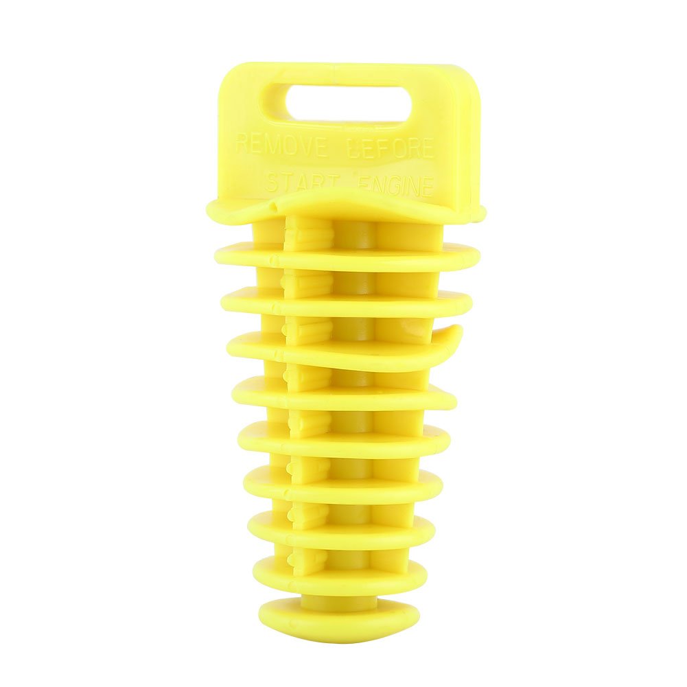 Auspuff, Keenso Tail Pipe Schalldämpfer, Waschstopfen, Rohr, Auspuffschwanz, 2-Takt und 4-Takt, für Dirt Bike, ATV, Gelb Auspuff, Keenso Tail Pipe Schalldämpfer, Waschstopfen, Rohr, Auspuffschwanz, 2-Takt und 4-Takt, für Dirt Bike, ATV, Gelb von Keenso