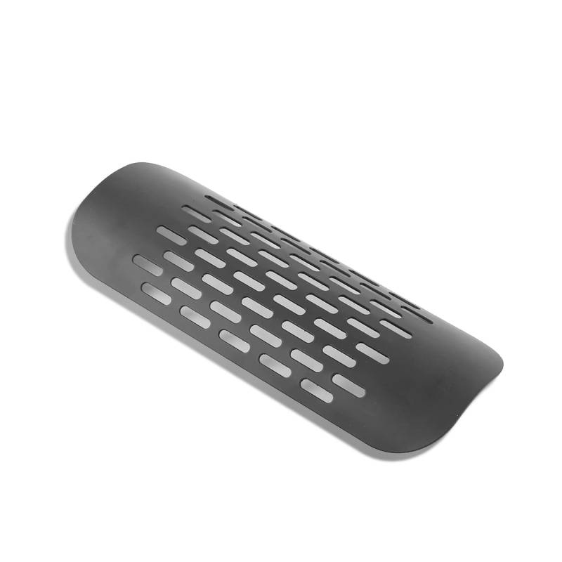 Keenso Auspuff Schalldämpfer Auspuff Auspuffrohr Auspuff Hitzeschild Hitzeschild Abdeckung Auspuff Hitzeschild (gerade Maserung)(Schwarz) von Keenso