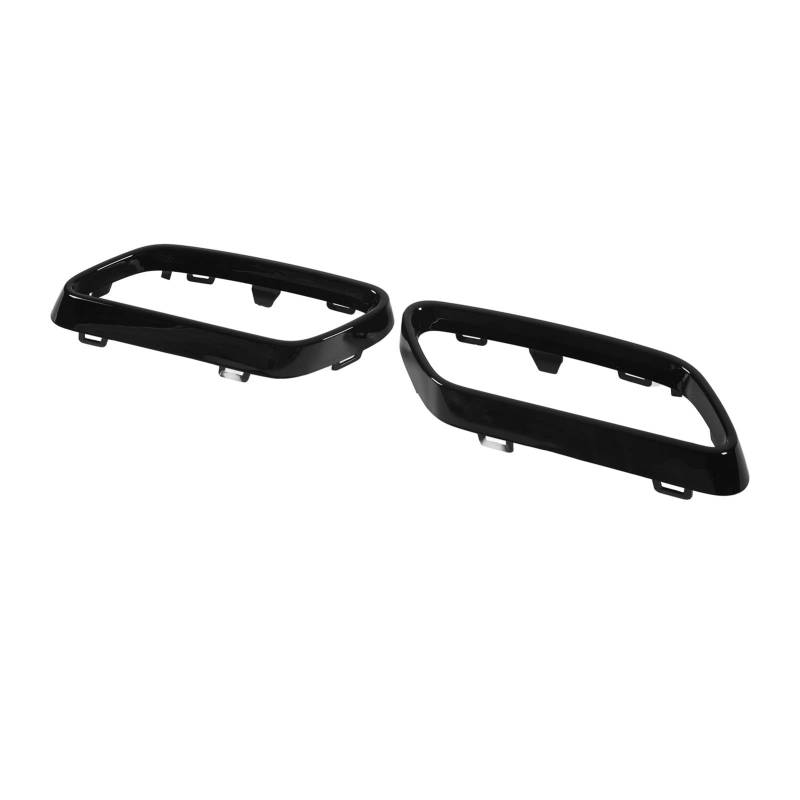Keenso Auto Auspuff Endrohrblende, 1 Paar Auto Auspuffblende Blende Ersatz für C Klasse W206 (Glänzend schwarz) von Keenso