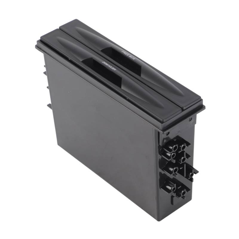 Auto CD Radio Halter Schwarz, Universal CD Radio Getränkehalter Aufbewahrungsbox Single Din Radio Halter von Keenso