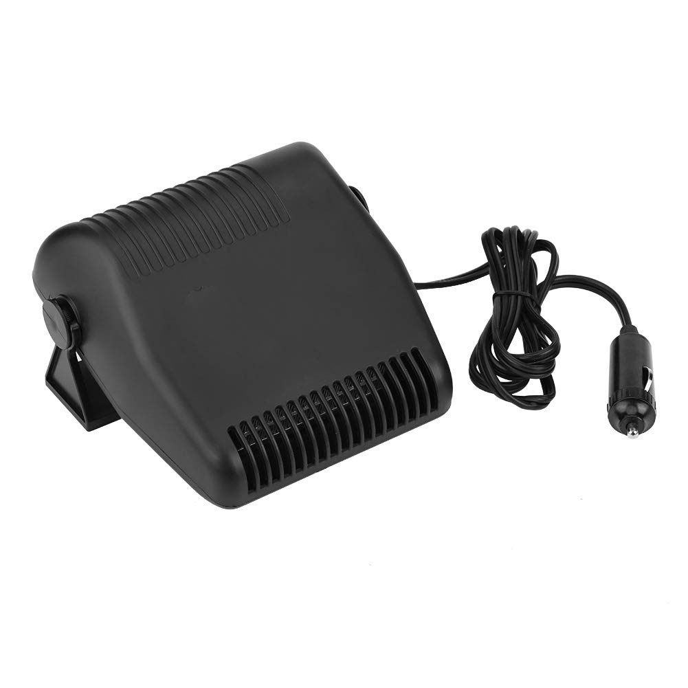 Auto Heizung, 2 in 1 tragbare Auto Keramik Heizung Windschutzscheibe Defroster Demister Lüfter Heizung 12V schwarz von Keenso