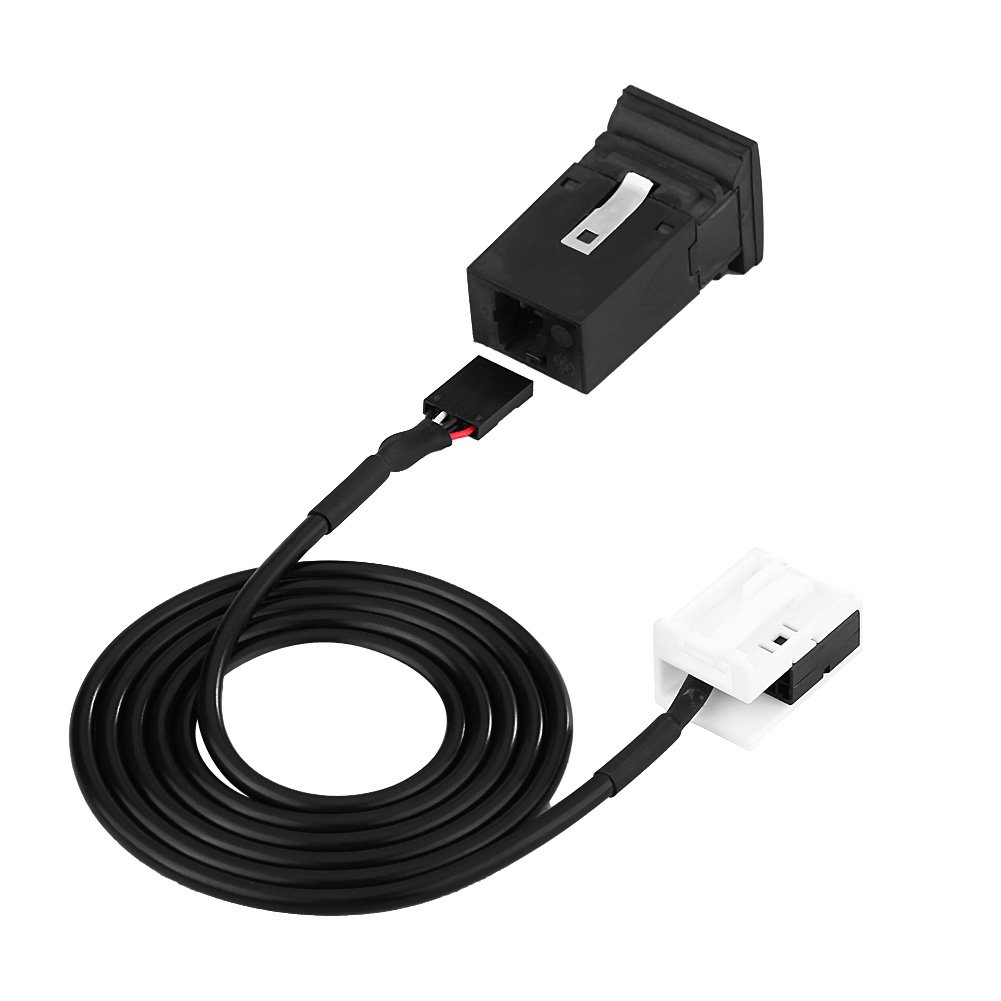 Auto USB Adapter, AUX Audio Kabel Schalter & Kabel für RCD510 RCD310 MK5 MK6 5KD035724 Elektronisches Zubehör von Keenso