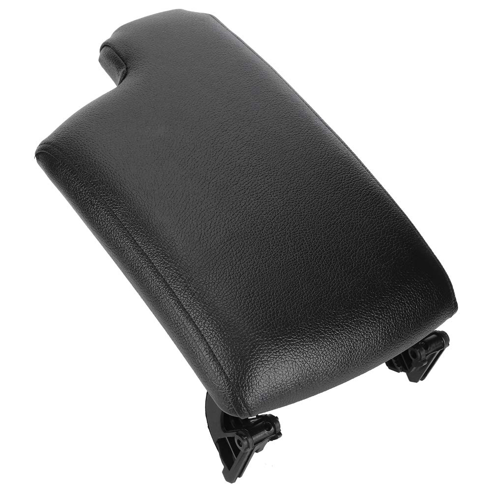 Autoarmlehre Kissen, Armlehnenmitte-Kiste Vordere Konsolendeckel Abdeckung 51169134486 Passform für E90 E92 3 Serie 2005-2012 (Black) von Keenso