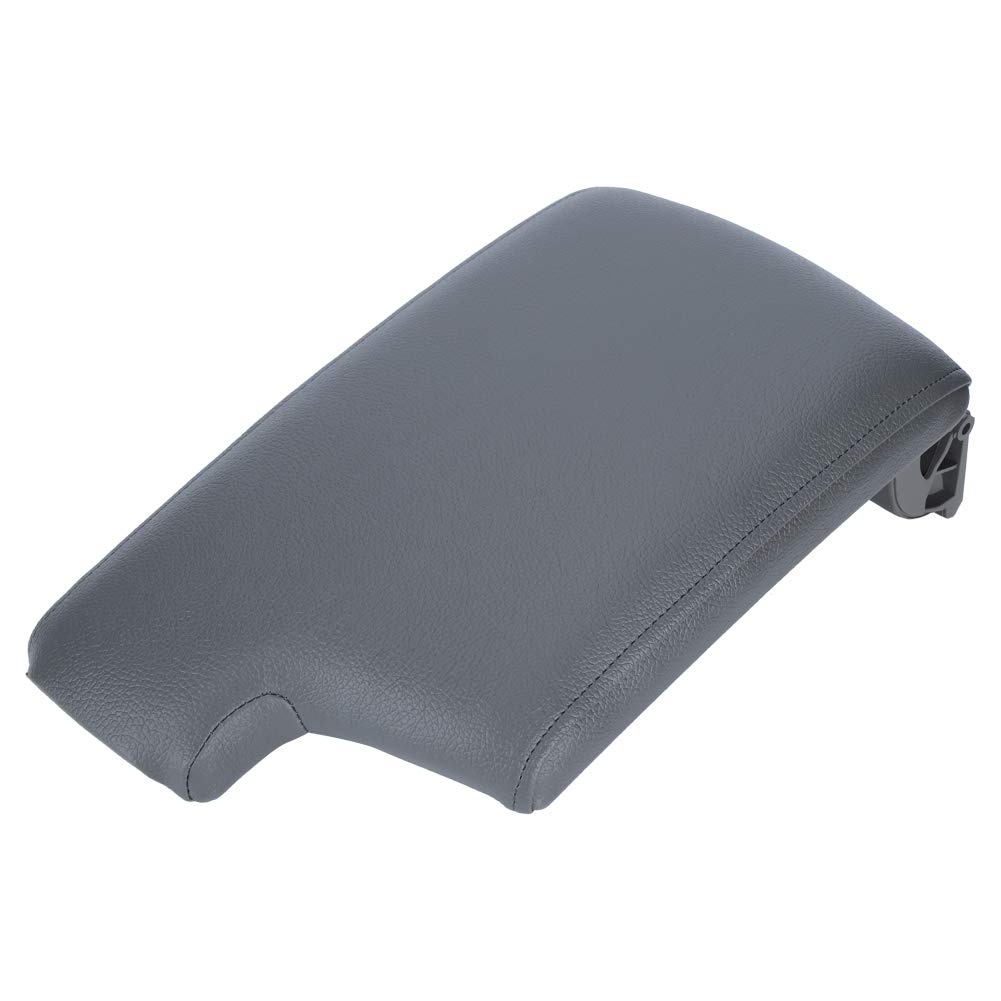Autoarmlehre Kissen, Armlehnenmitte-Kiste Vordere Konsolendeckel Abdeckung 51169134486 Passform für E90 E92 3 Serie 2005-2012 (Grey) von Keenso