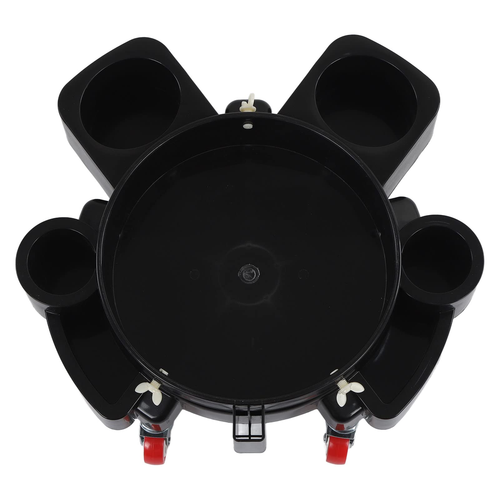 Autowasch-Detail-Eimer-Dolly, Schwarz, Multifunktionaler Rollwagen für die Auto-Detaillierung, mit 5 Robusten Lenkrollen Autowasch-Detail-Eimer-Dolly, Schwarz, Multifunktionaler Rollwagen für die Auto-Detaillierung, mit 5 Robusten Lenkrollen von Keenso