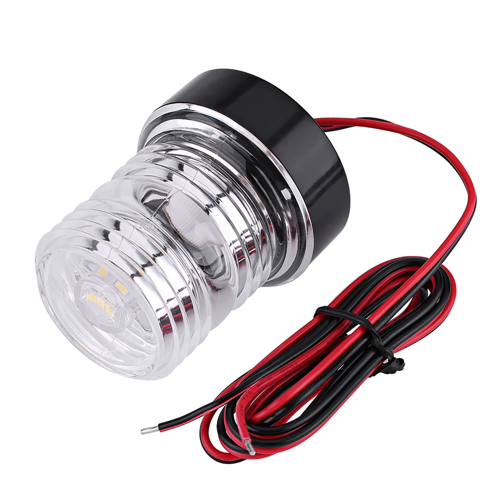 Keenso Marine Ankerlicht, 12V 360 ° Weißes LED-Ankerlicht Wasserdicht Boot LED Navigationslicht Toplicht für alle Boot unter 12m von Keenso