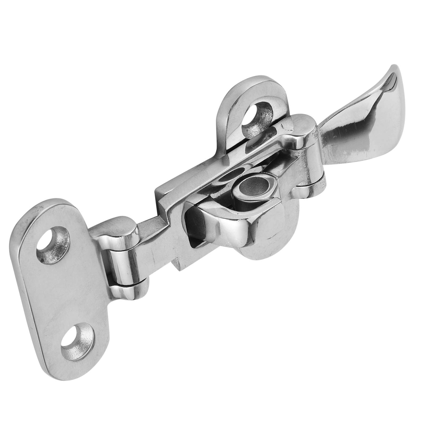 Edelstahl -Kippschaltklemme -Latch -Fang Anti Rassel HaSP Universal Starke Praktische Hohe Zuverlässigkeit für Meeresboot -RV - aus 316 Edelstahl Silber Farbe ca. 50 Mm Breite Edelstahl -Kippschaltklemme -Latch -Fang Anti Rassel HaSP Universal Starke Praktische Hohe Zuverlässigkeit für Meeresboot -RV - aus 316 Edelstahl Silber Farbe ca. 50 Mm Breite von Keenso