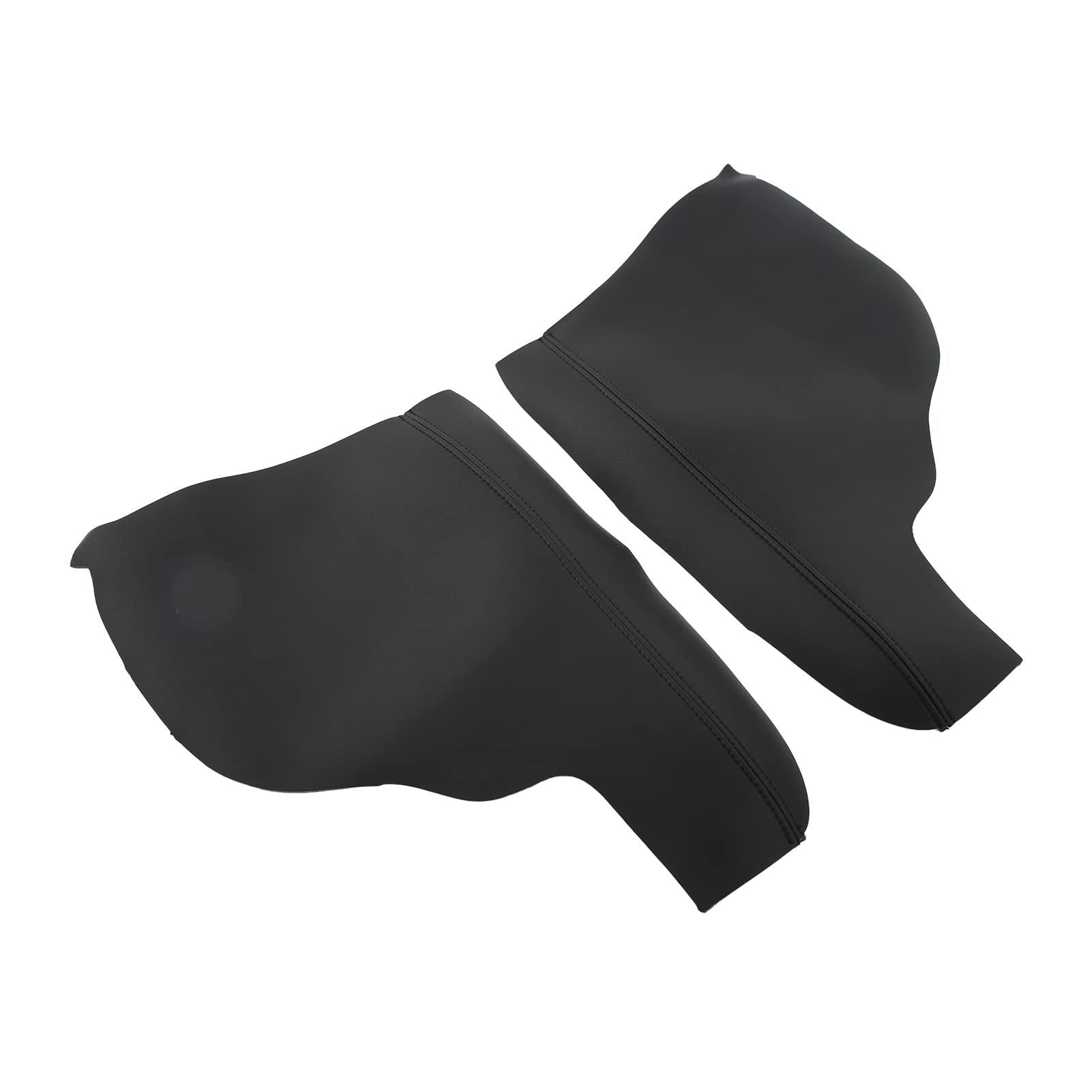 Keenso 1 Paar Türscheibe Armlehnen Deckelabdeckung, Vordertür -Panel Armlehnenabdeckung Auto Innenzubehör Ersatz für 2011-2017 (schwarz 2 Stück) von Keenso
