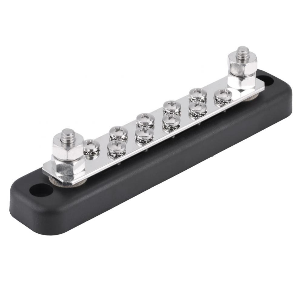 Keenso 10 Positionen Bus Bar Elektrische Terminal Anschlussblock mit Bolzen AC 130A DC 150A für Lkw Caravans Busse Boote Anschlussklemmen und Kabelbäume Keenso 10 Positionen Bus Bar Elektrische Terminal Anschlussblock mit Bolzen AC 130A DC 150A für Lkw Caravans Busse Boote Anschlussklemmen und Kabelbäume von Keenso