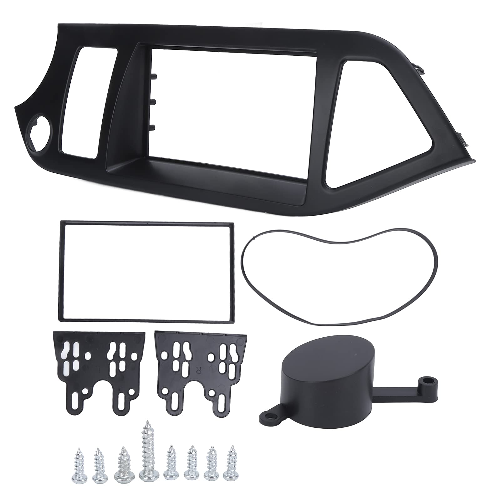 Keenso 2 DIN Autoradio Facia Radio Adapter Fascia Frame Dash CD Panel Trim Decor Ersatz für Picanto Morning 2011 Auto-Tuning Keenso 2 DIN Autoradio Facia Radio Adapter Fascia Frame Dash CD Panel Trim Decor Ersatz für Picanto Morning 2011 Auto-Tuning von Keenso