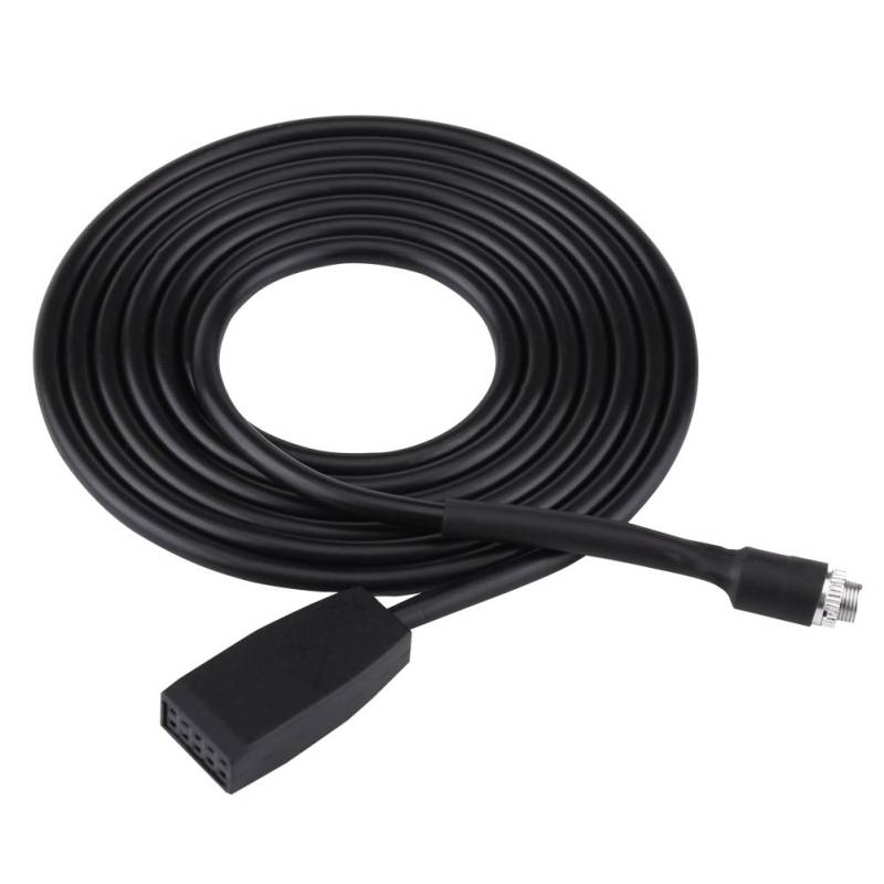 KFZ Auto AUX Kabel Adapter, 3,5 mm weiblich Jack Aux Audio Kordel für E46 Coupe Limousine 320i 320 Ci 320 CIC 323i 323 Ci 325i 325 Ci 325 CIC 328i 328 Ci 328 CIC von Keenso