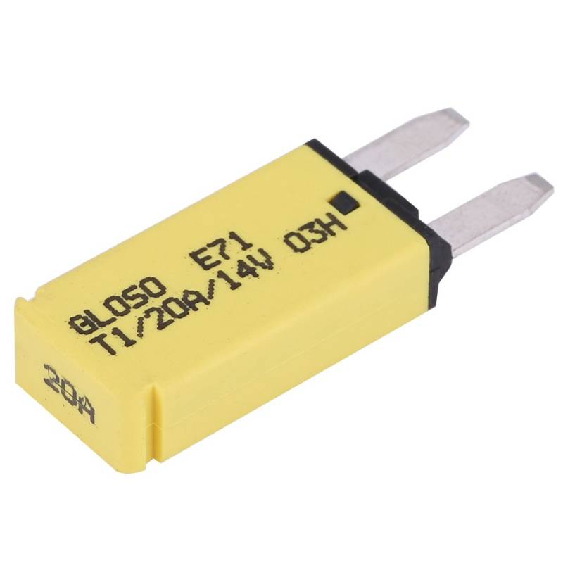 Keenso Auto Sicherungsautomat, 14V DC 20A Automatischer Reset Mini Sicherungsautomat Leistungsschalter Blade Sicherungen für Auto LKW Boot RV von Keenso