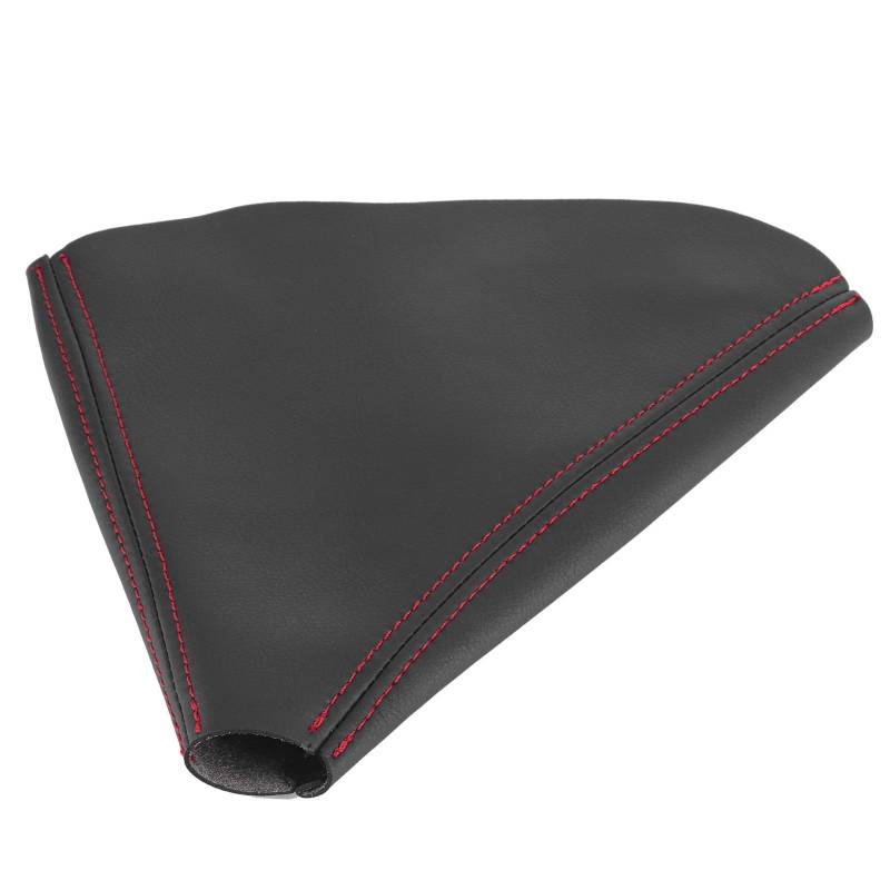 Keenso Autoschaltknaufschalterstiefel, PU Leder -Autoschichtabdeckung Weiche Auto Shifter Boot Cover für H3 2005-2011 (Rote Nähte) von Keenso