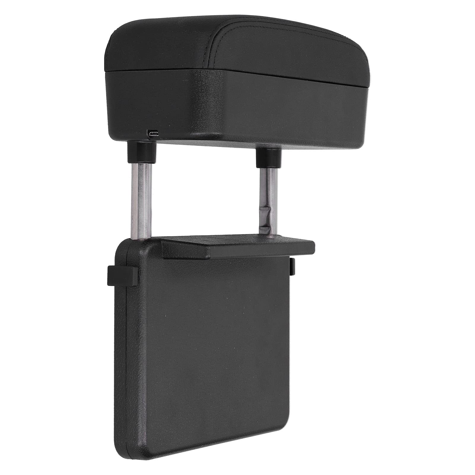 Keenso Center -Konsolenabdeckung, Einstellbare Mittelkonsolen -Armlehnen -Ellbogen -Support -Speicherbox Wireless Phone Ladegerät mit Datenkabel Universal (Black) von Keenso