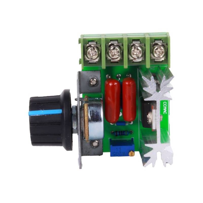 Keenso Einstellbare Motordrehzahlreglerplatine Drehzahlschaltermodul Variabler Spannungsregler 2000W AC 50-220V 25A Pulsbreitenmodulator Spannungsregler von Keenso