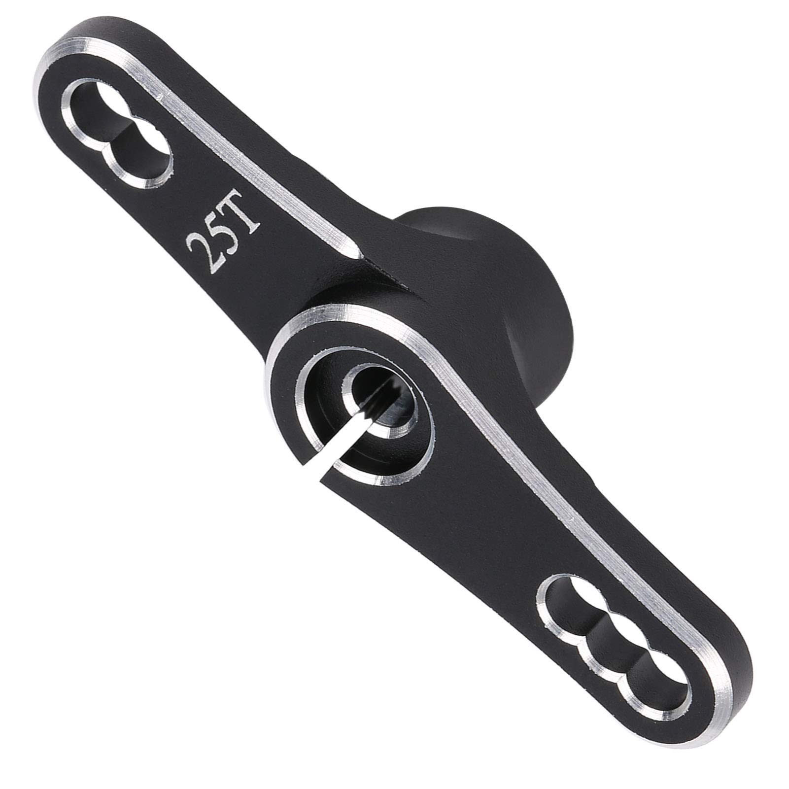 Keenso Lenkservoarm, 25T Leichter Aluminium-Servohorn Korrosionsschutz-Servoarm Für 1/10 RC-Automodell Keenso Lenkservoarm, 25T Leichter Aluminium-Servohorn Korrosionsschutz-Servoarm Für 1/10 RC-Automodell von Keenso