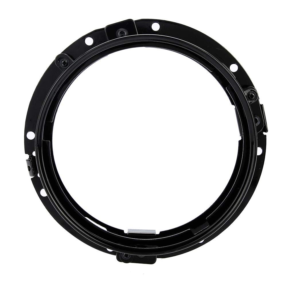 Keenso Motorrad Scheinwerfer Halterung, 1 Stk. 7 Zoll Motorrad Aluminiumlegierung Runde Scheinwerfer Halterung Ersatz für JK 2007-2016 Motorrad (1 Stk Schwarz) von Keenso