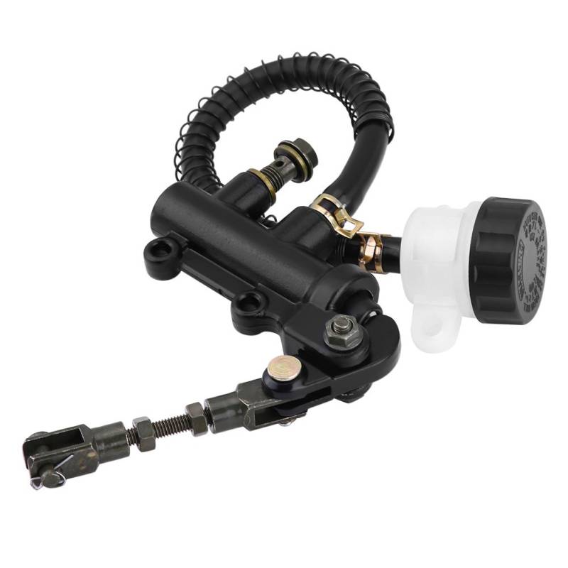 Keenso Motorradbremspumpe Hauptbremszylinder Universelle Hydraulikpumpe mit Reservoir für Motorrad Dirt Bike ATV Hauptpumpen und Teile von Keenso