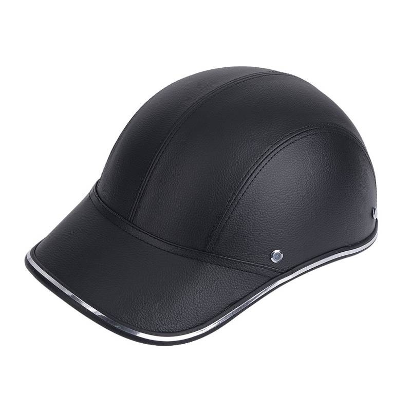 Keenso Motorradhelm halboffenes Gesicht schützen Helm Baseball Cap mit verstellbarem Kopfband Helm von Keenso