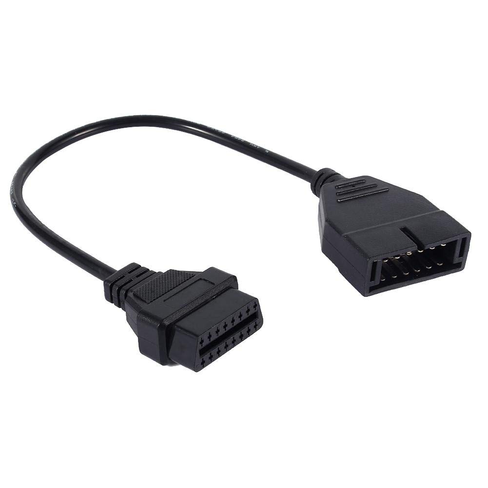 Keenso Auto Diagnosekabel, OBD1 12 Pins auf OBD2 16 Pins Adapterkabel Diagnose OBD II Adapter Scanner Kabelstecker Keenso Auto Diagnosekabel, OBD1 12 Pins auf OBD2 16 Pins Adapterkabel Diagnose OBD II Adapter Scanner Kabelstecker von Keenso
